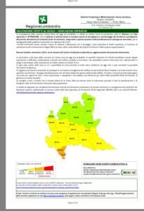 Avviso meteo: codice arancio per rischio neve